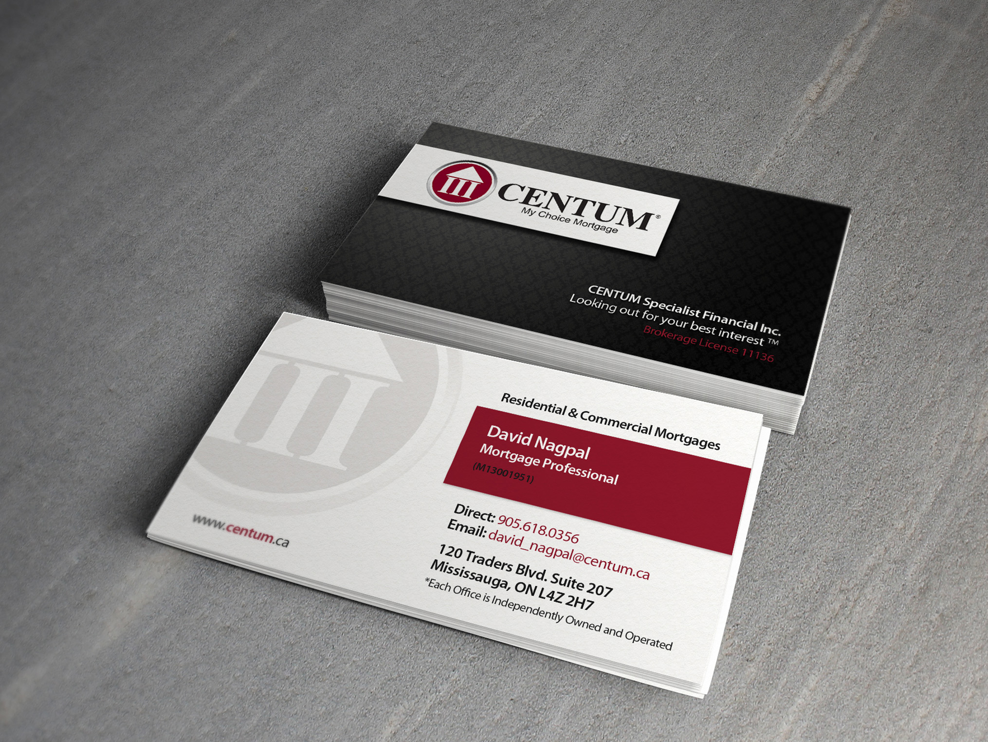 centum business cards